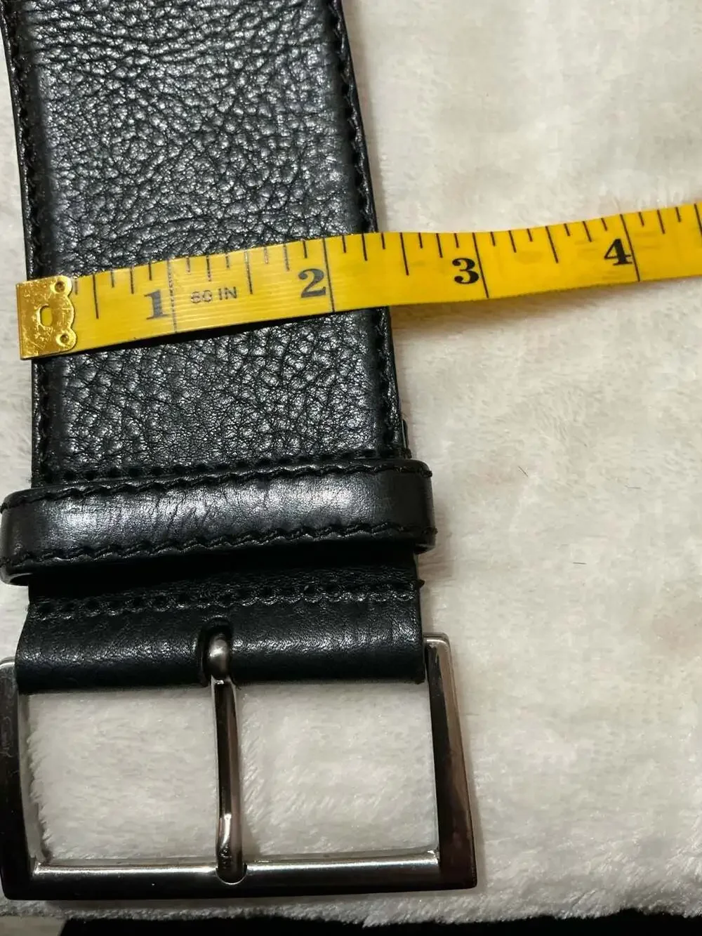 Prada Leather Belt Size 85/34 Black